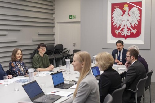 Agnieszka Krzyżak-Pitura na spotkaniu RPO z Zespołem Ochrona Środowiska/Klimat.