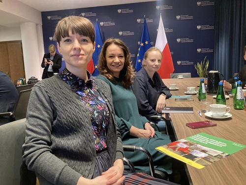 Spotkanie z Ministrem Środowiska w sprawie unijnej dyrektywy AAQD, która mam poprawić jakość powietrza. 